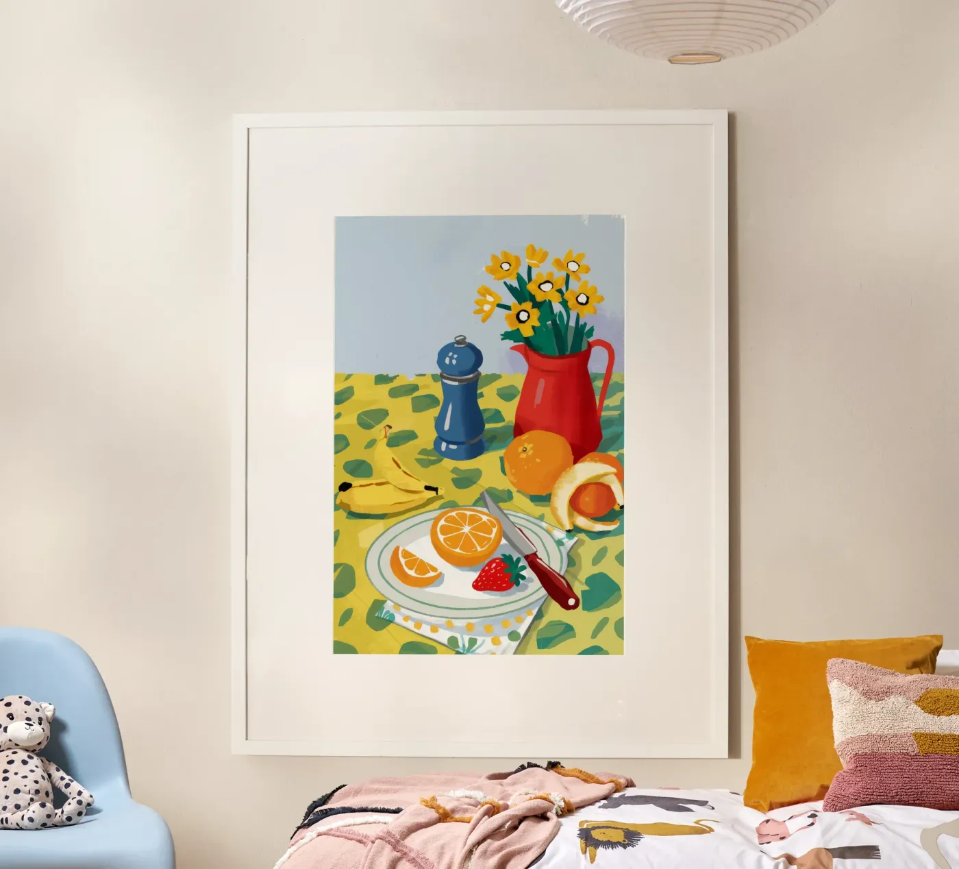 Daffodil Table Cheer poster by Aurora Muse