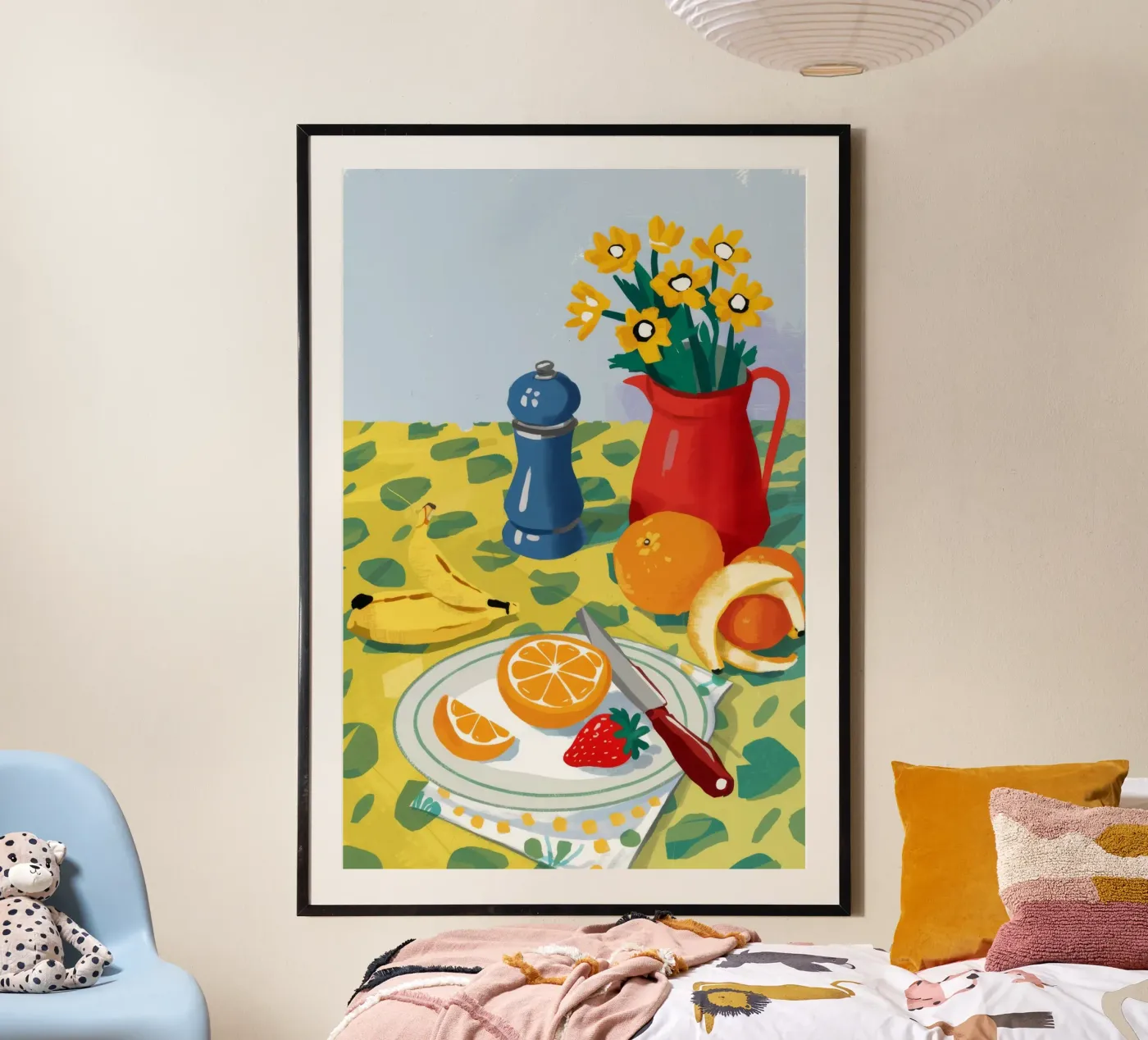 Daffodil Table Cheer poster by Aurora Muse