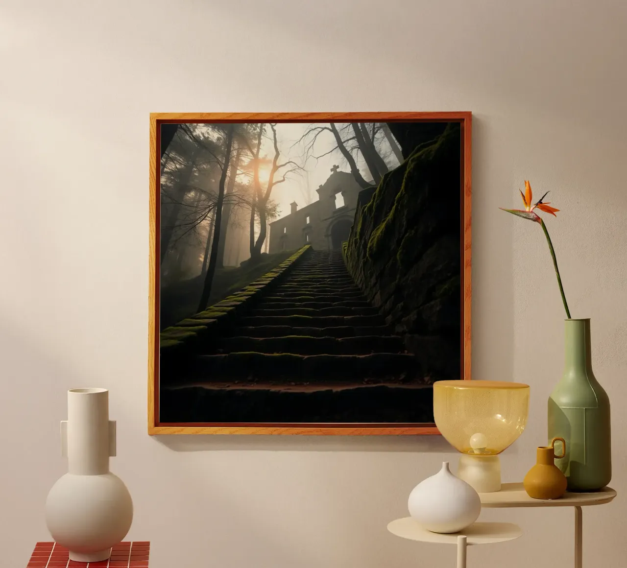 Paesaggio etereo plexiglass da PhotoVibe Decor