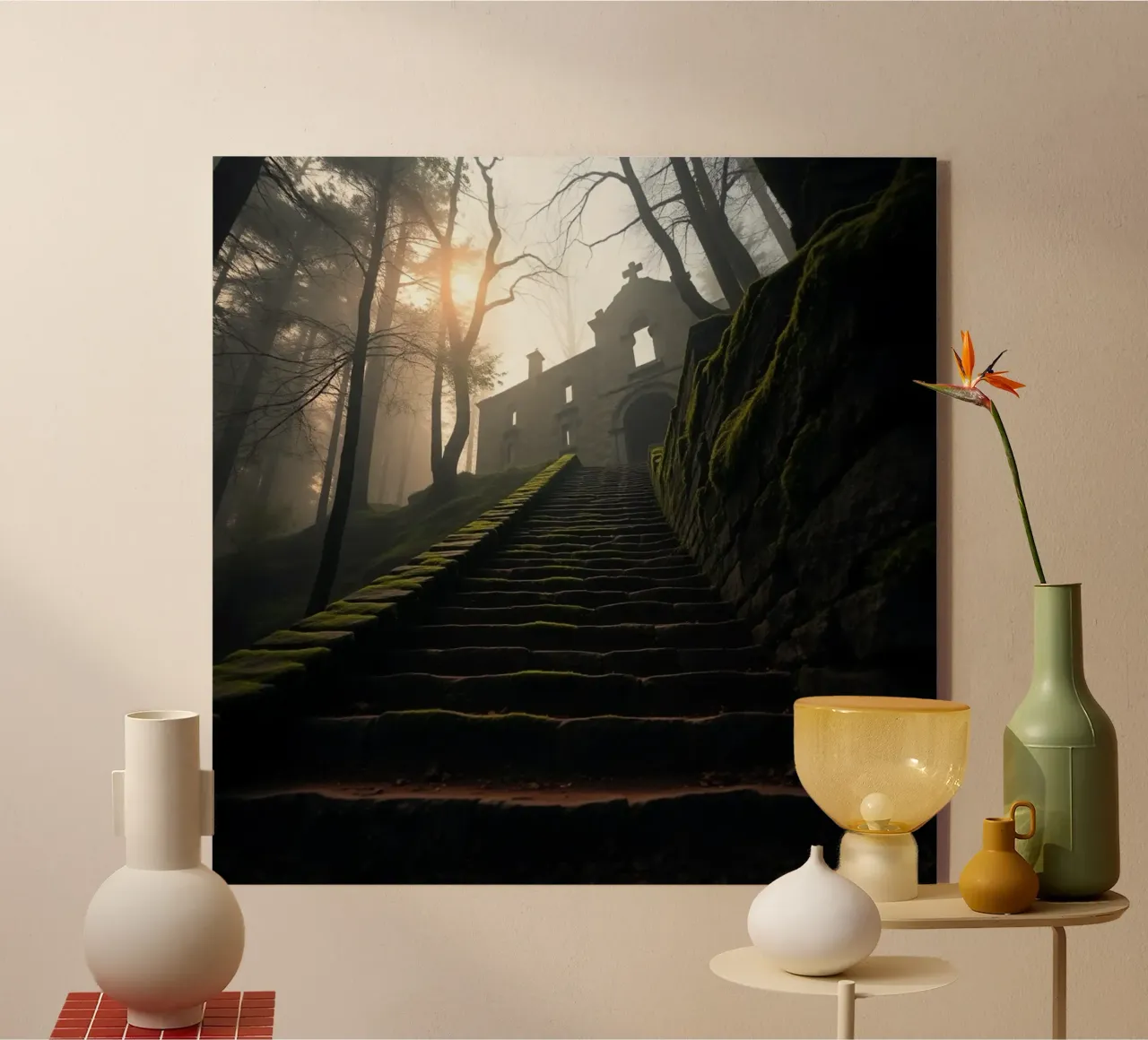 Paesaggio etereo plexiglass da PhotoVibe Decor