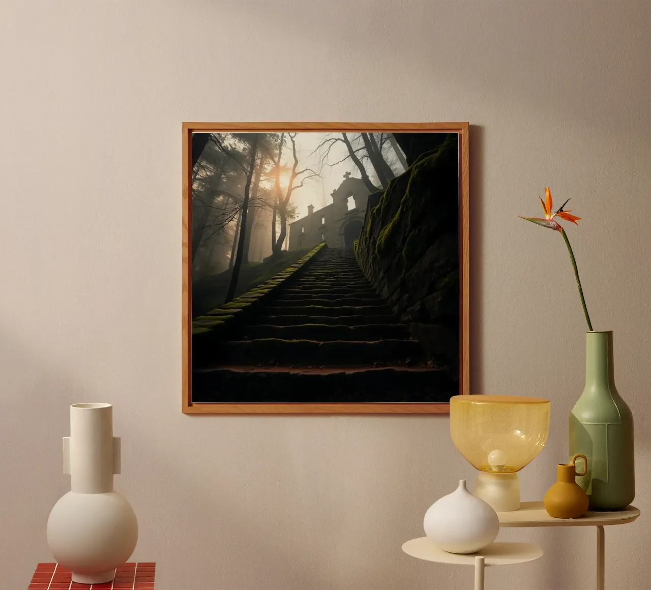 Paesaggio etereo alluminio dibond da PhotoVibe Decor