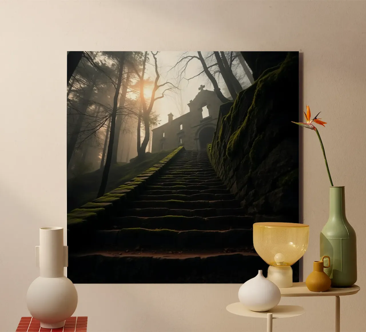 Paesaggio etereo alluminio dibond da PhotoVibe Decor