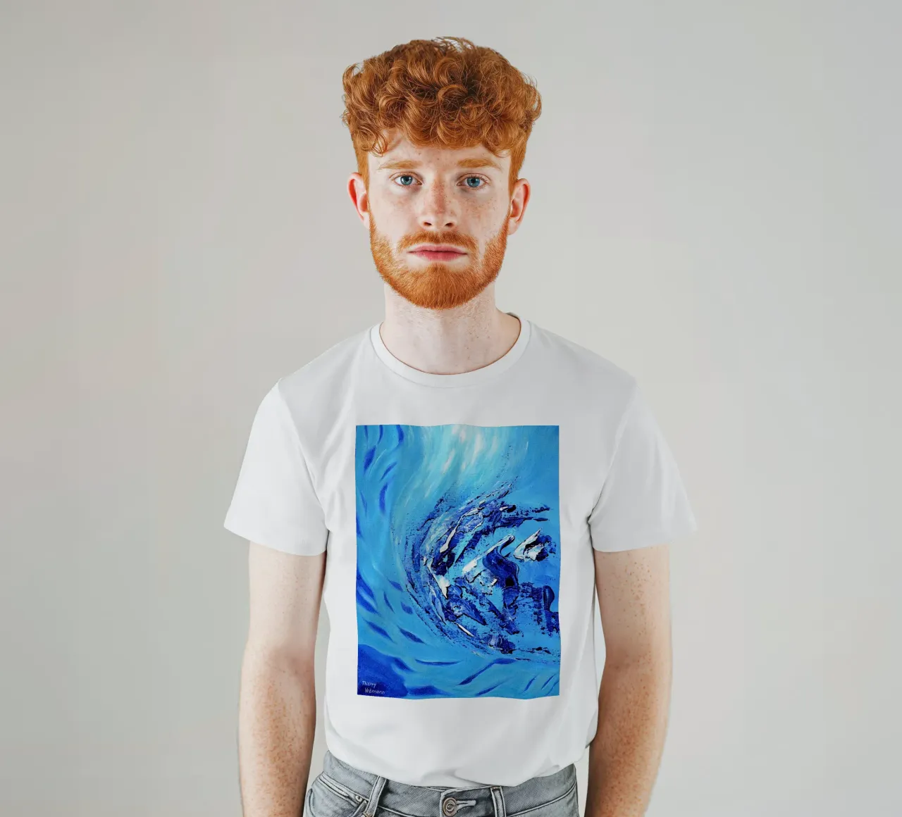 DREAMCATCHER. t-shirt da Thierry Vobmann Abstract painting