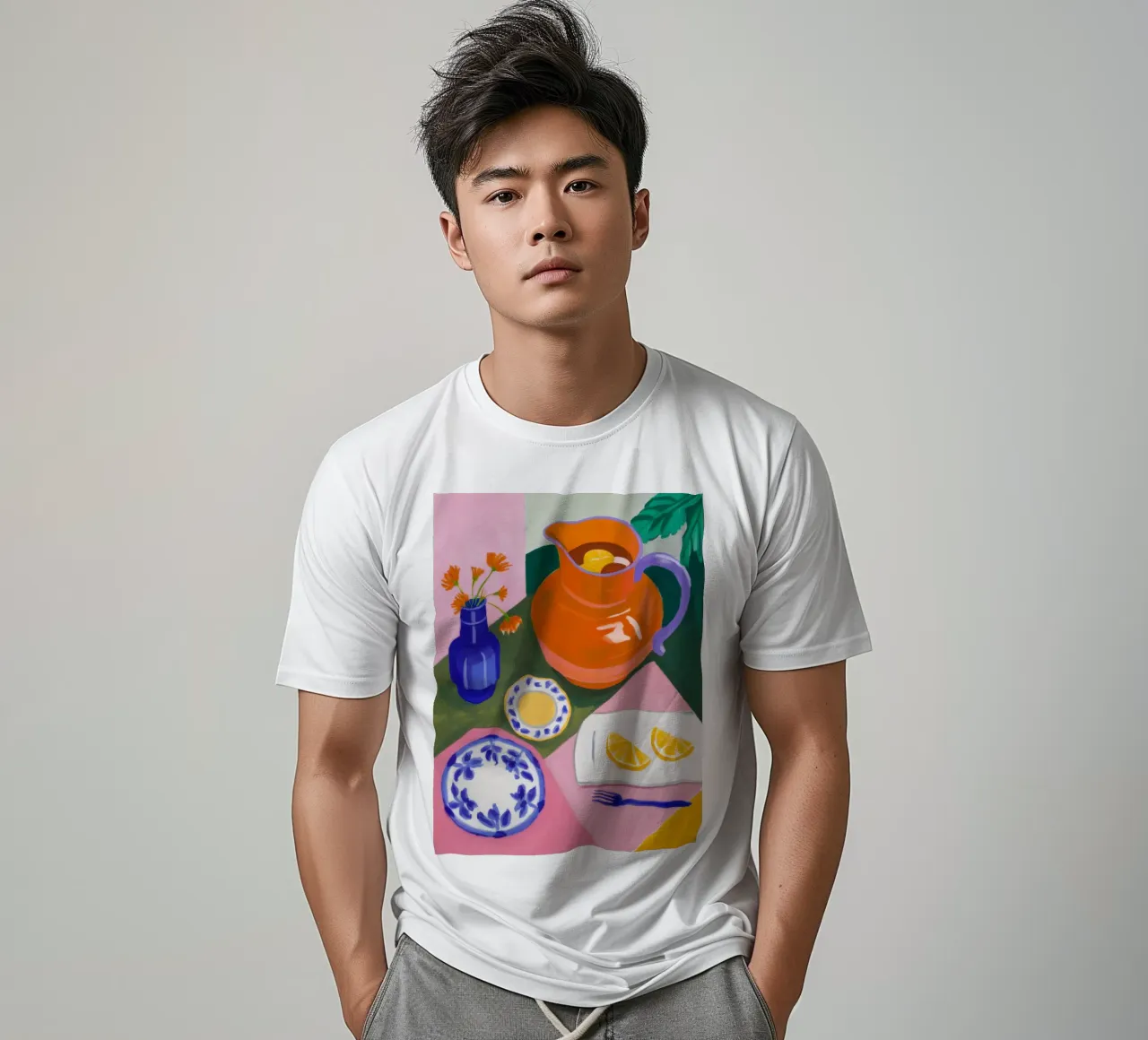 Brocca di limone Stillness t-shirt da Aurora Muse
