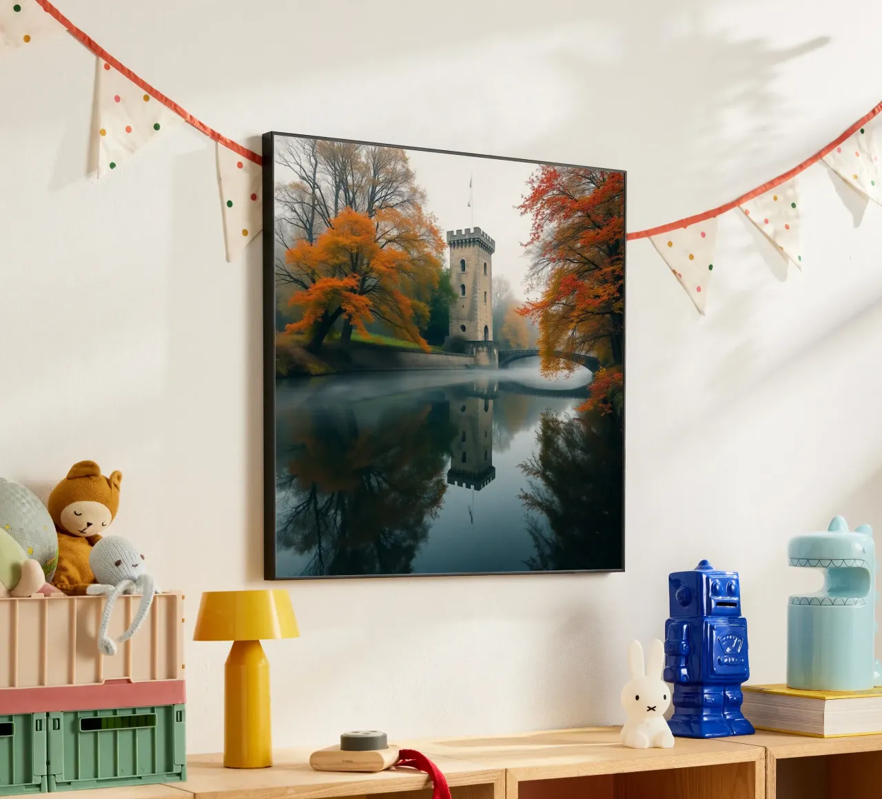 Paesaggio etereo alluminio dibond da PhotoVibe Decor