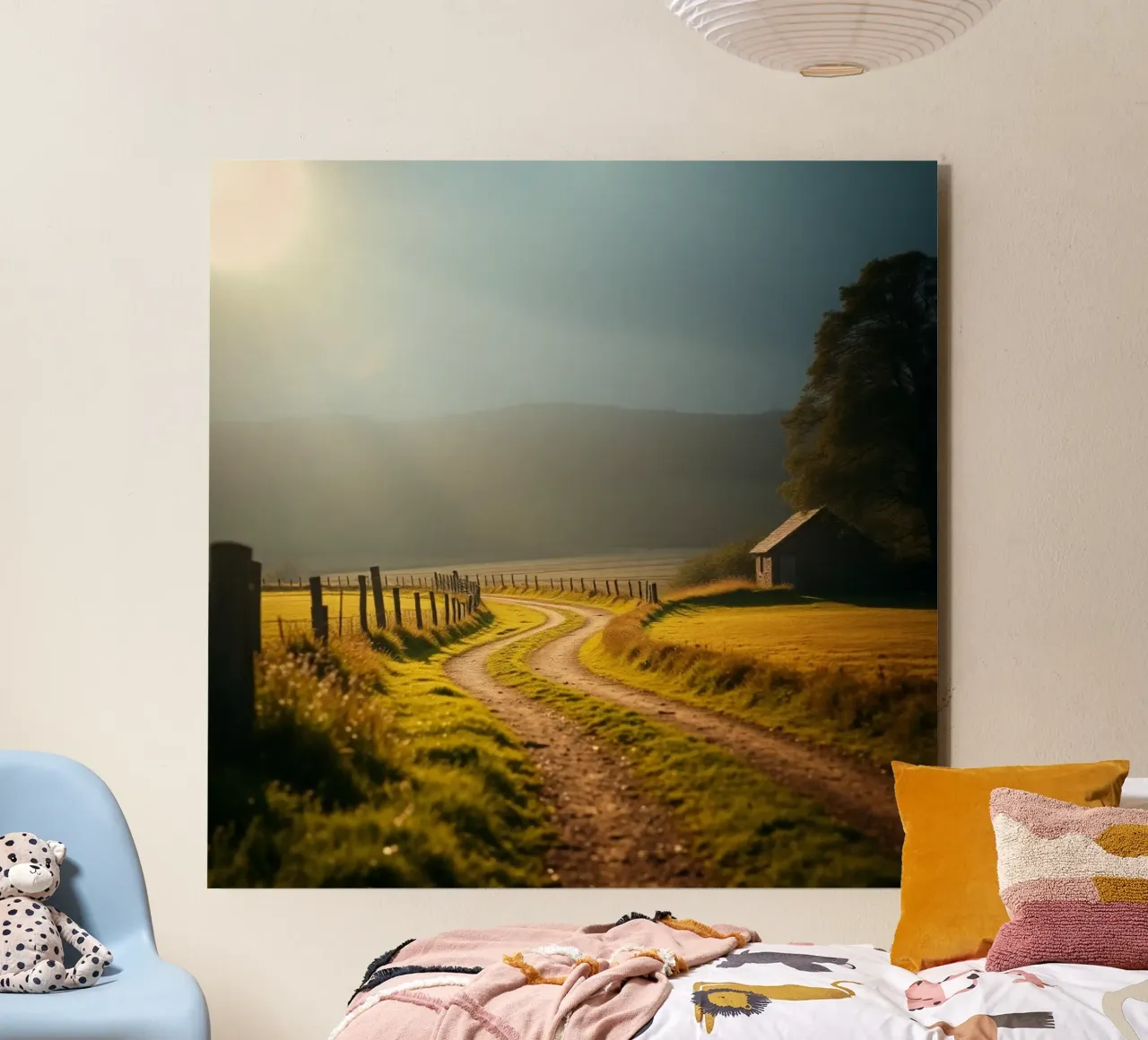 Paesaggio etereo alluminio dibond da PhotoVibe Decor
