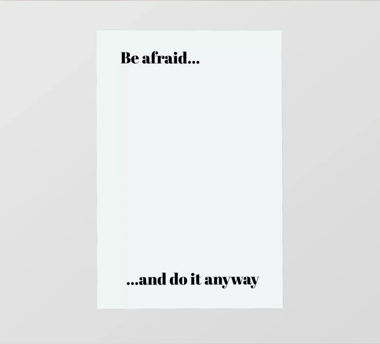 Do It Anyway backlit film by Studio One
