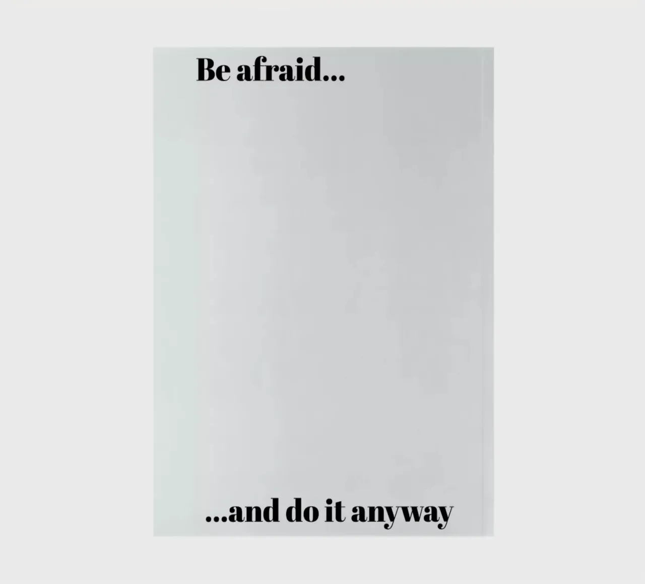 Do It Anyway notebook by Studio One