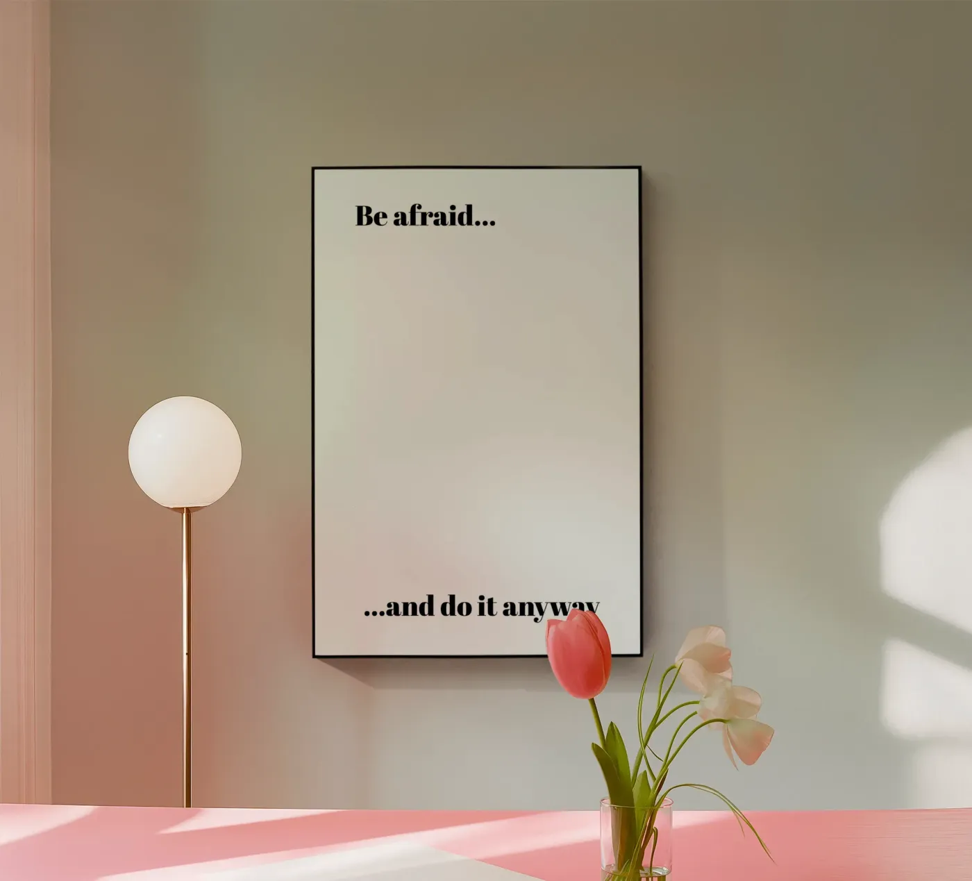 Do It Anyway plexiglass da Studio One