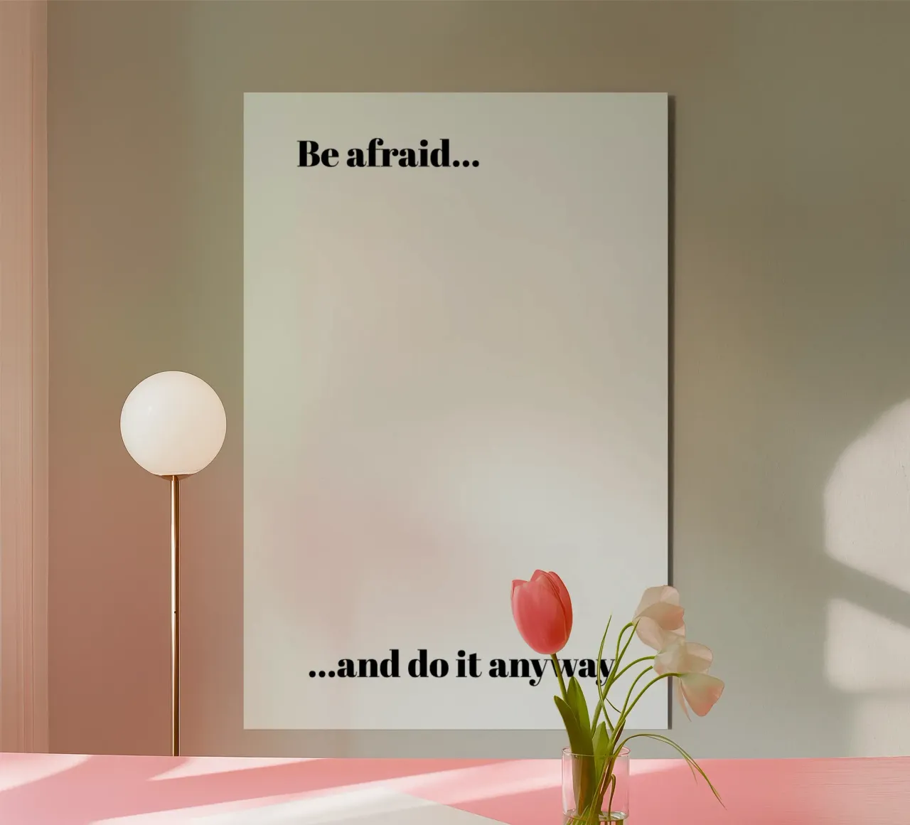 Do It Anyway alluminio dibond da Studio One