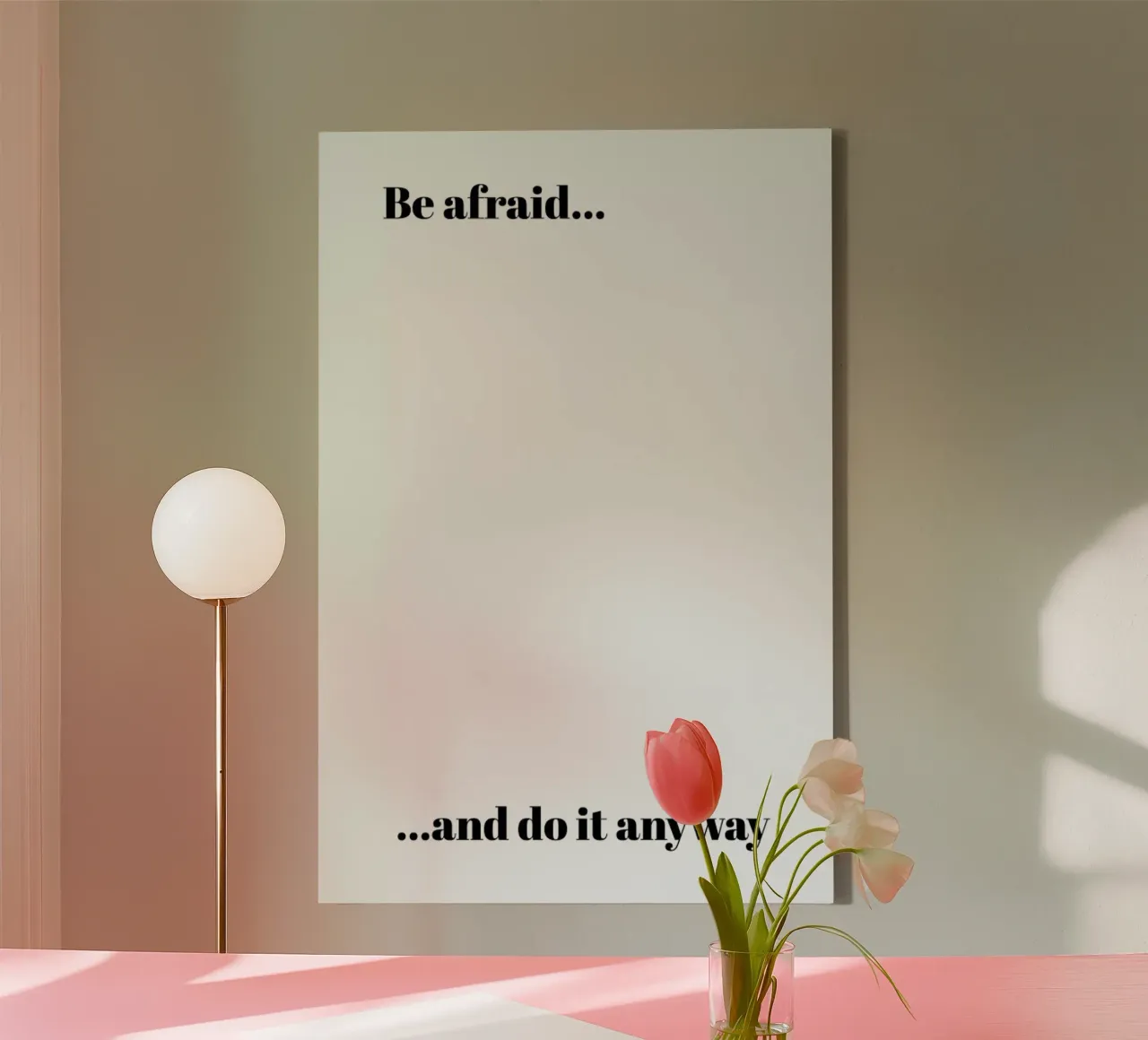 Do It Anyway tela con Cornice a cassetta da Studio One