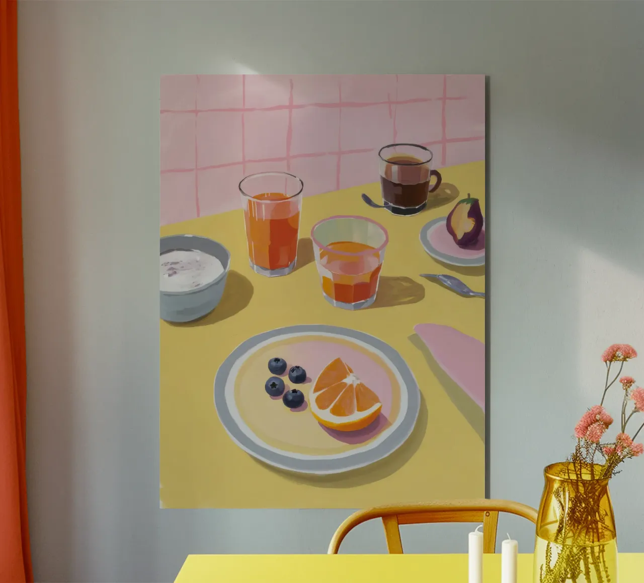 Soft Morning Spread forex plate by Aurora Muse