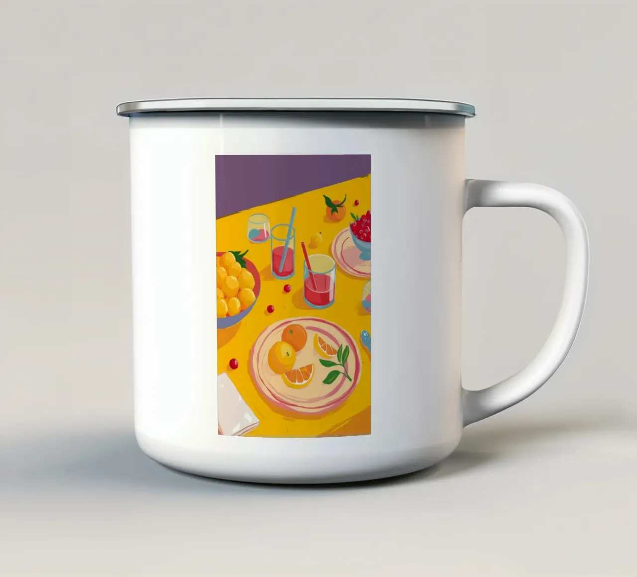 Sunbeam Fruit Bliss tazza in smalto da Aurora Muse