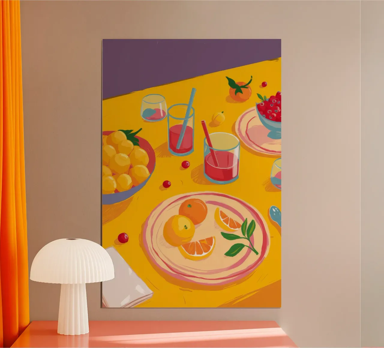 Sunbeam Fruit Bliss poster con telaio in plastica da Aurora Muse