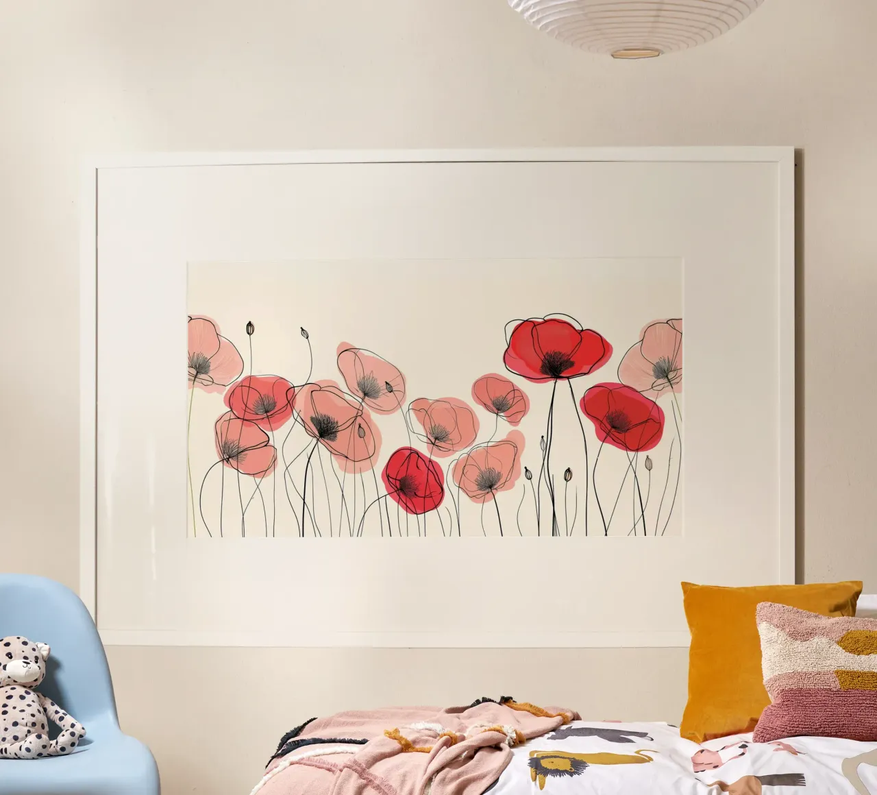 Poppies drawn hahnemühle by Imagine