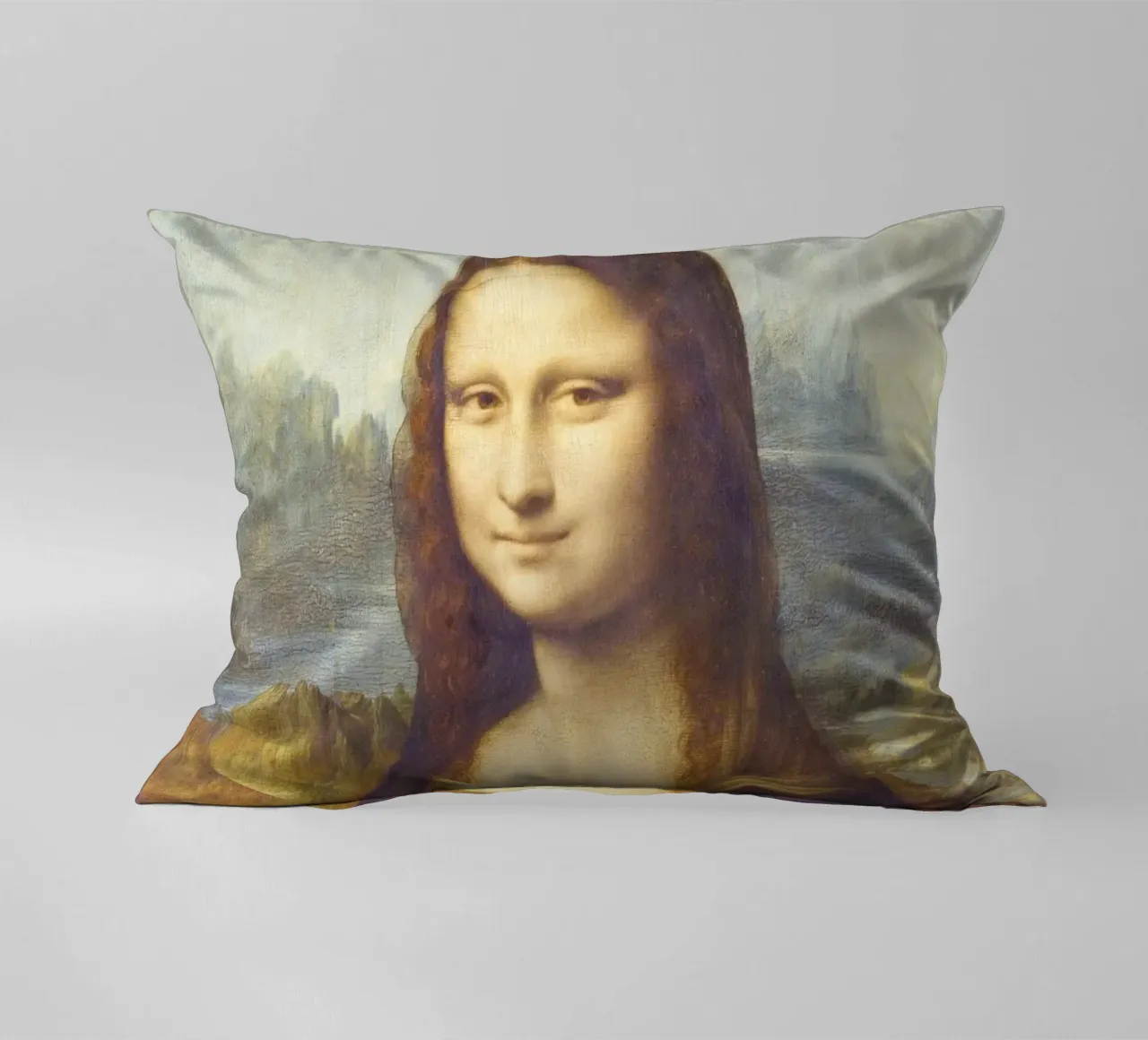Mona Lisa by Leonardo da Vinci cuscino da Art History