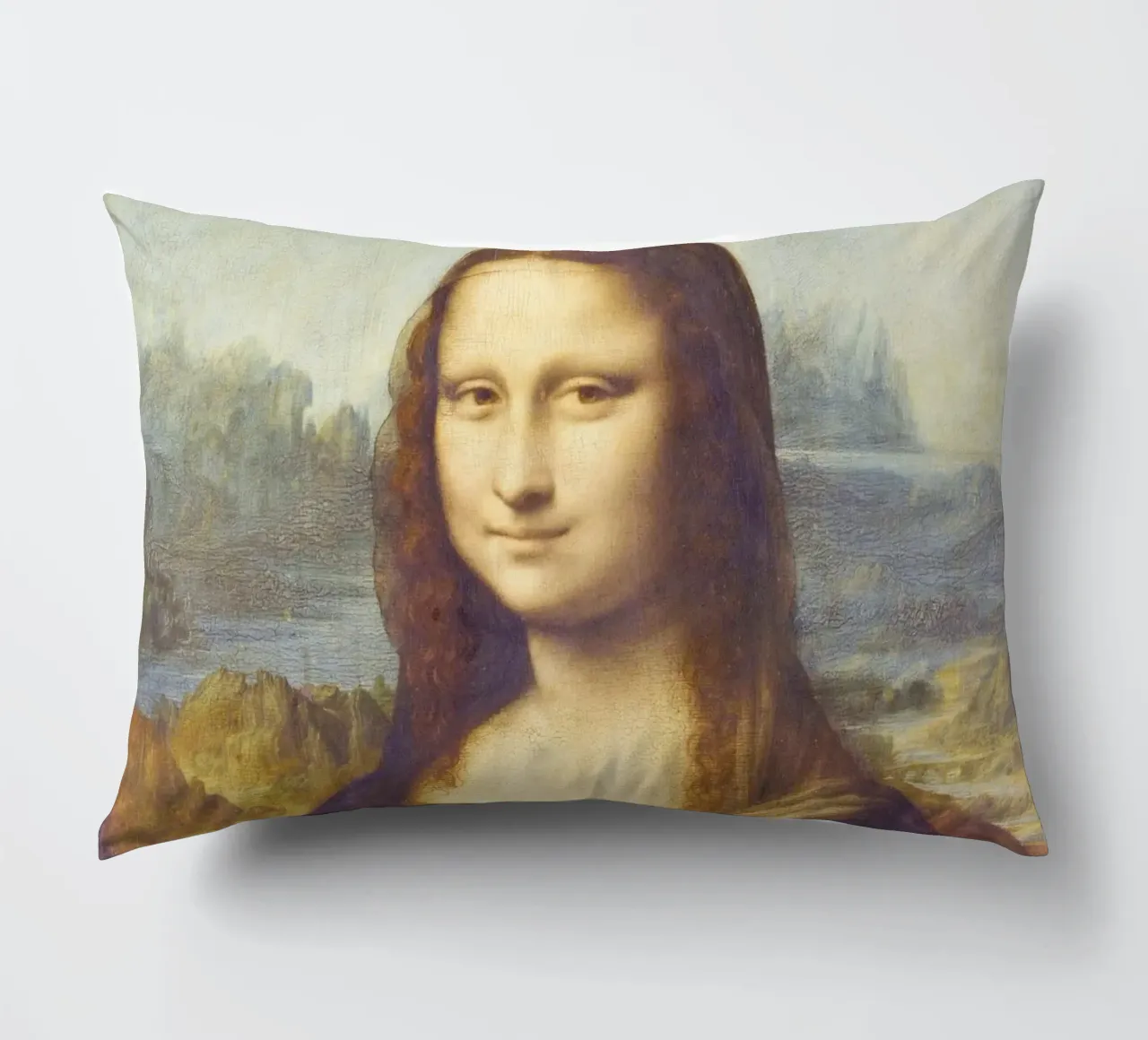 Mona Lisa by Leonardo da Vinci cuscino da Art History