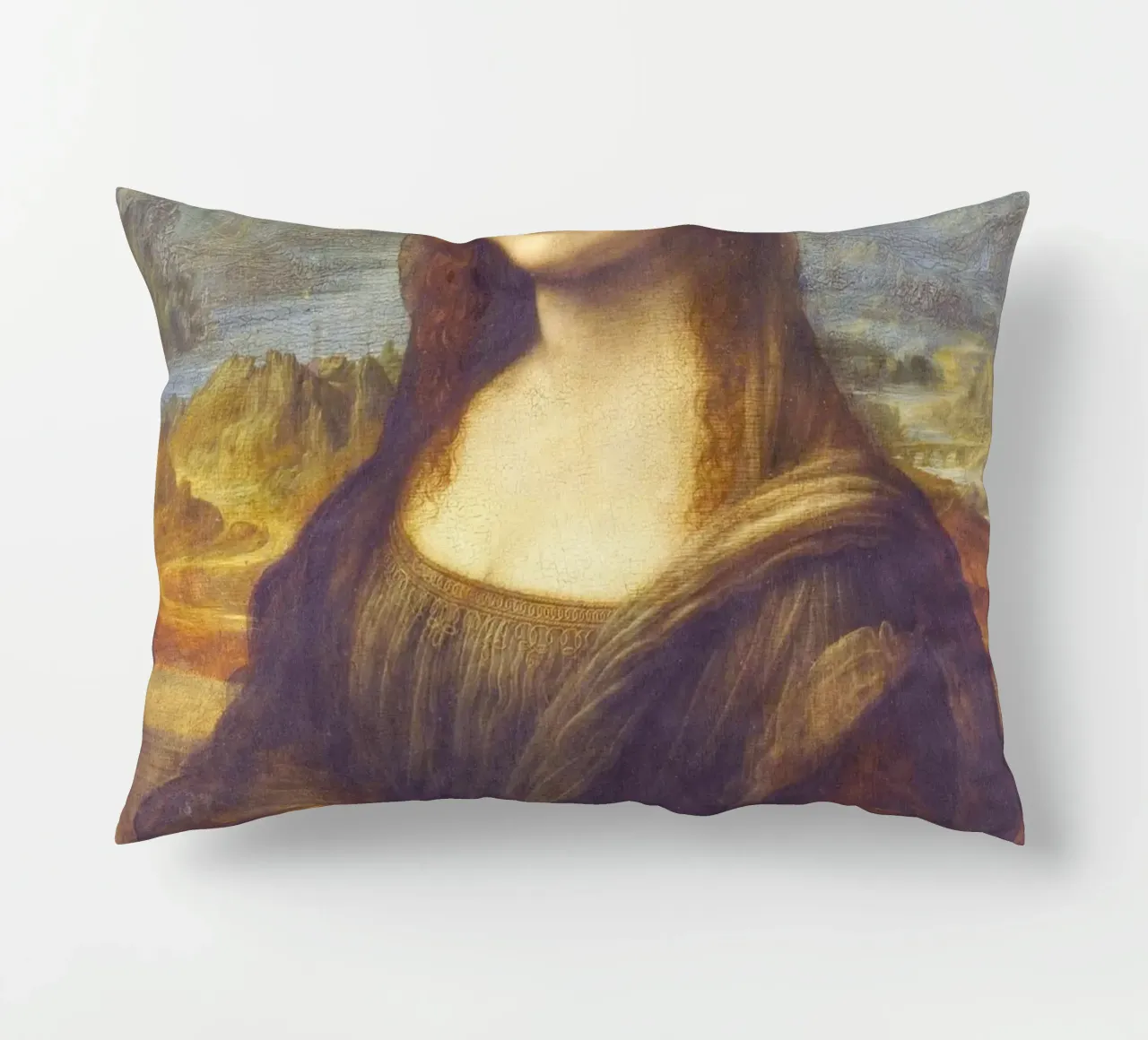 Mona Lisa by Leonardo da Vinci cuscino da Art History