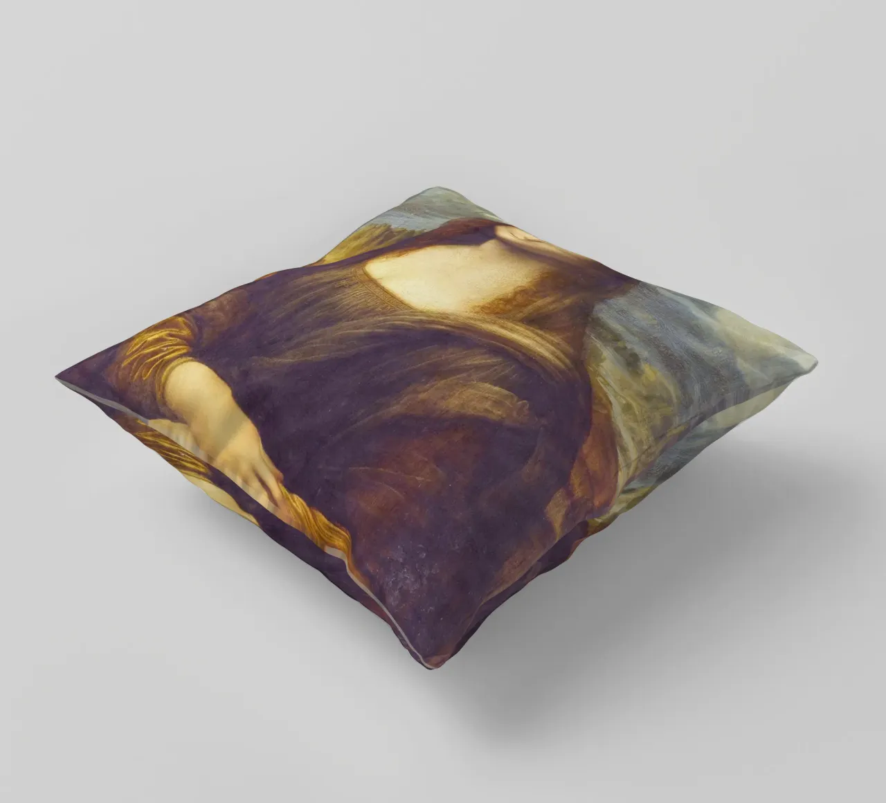 Mona Lisa by Leonardo da Vinci cuscino da Art History