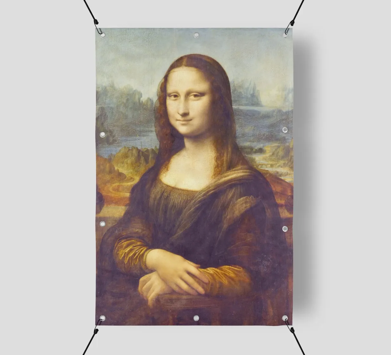 Mona Lisa by Leonardo da Vinci telo in pvc da Art History