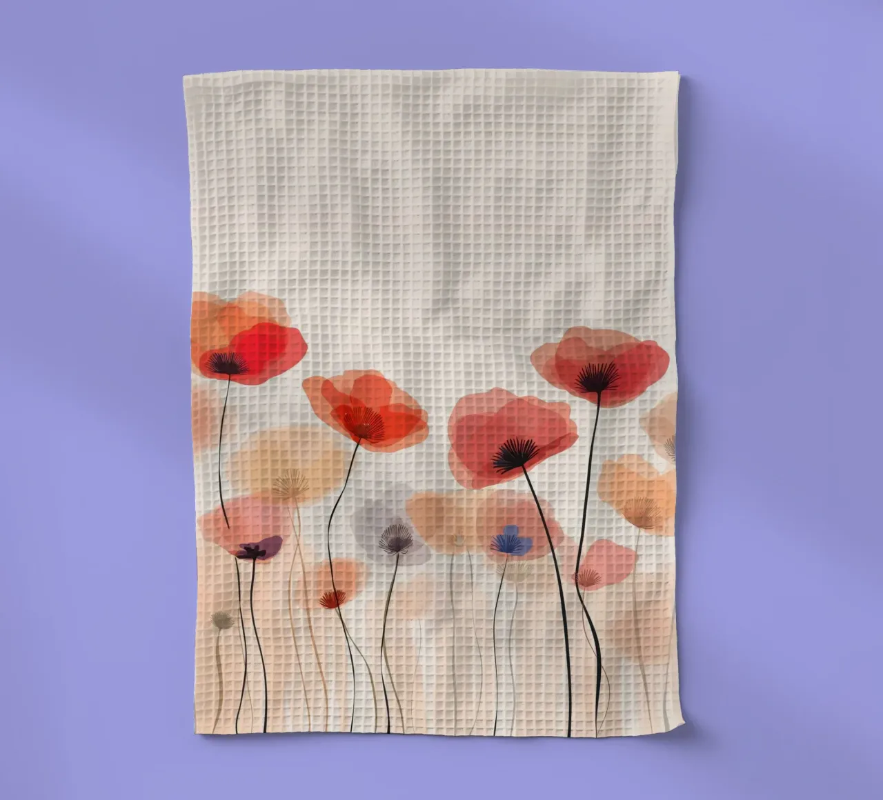 Klaprozen tea towel by Imagine