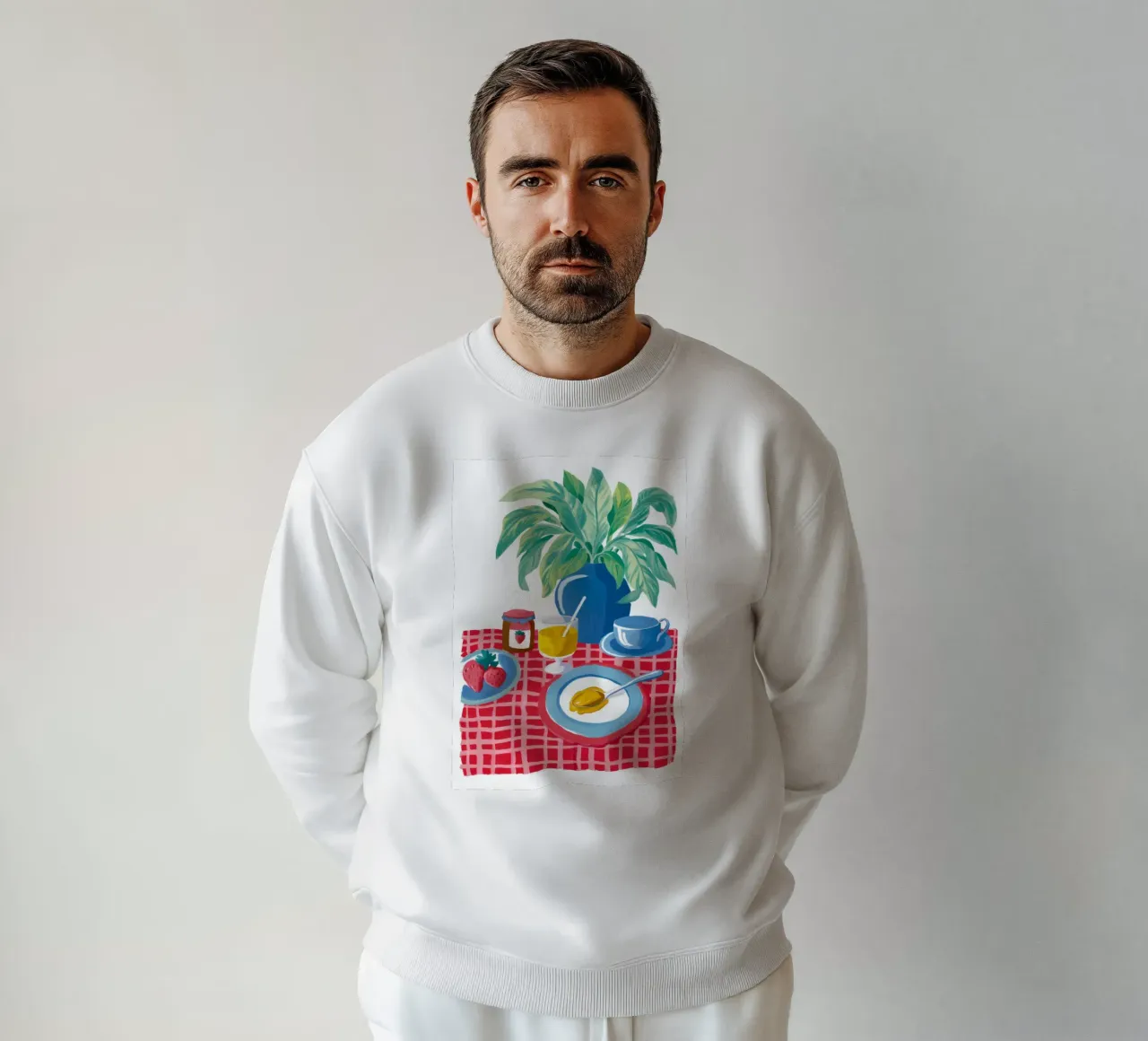 Calma a scacchi rossi felpa da Aurora Muse