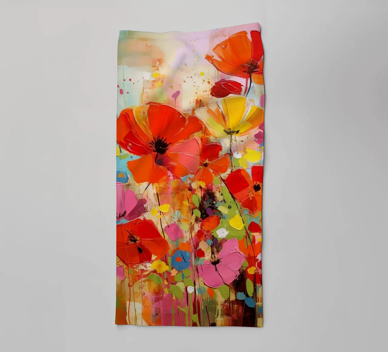 Fiori dai colori estivi asciugamano da bagno da Imagine