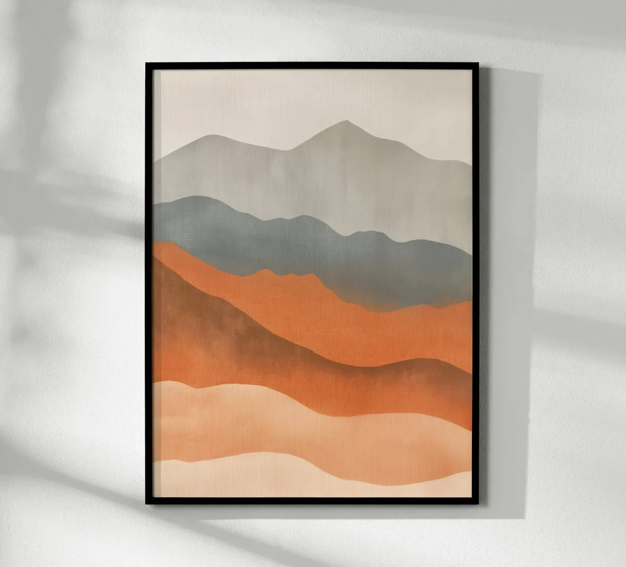 Paesaggio montano in colori neutri carta hahnemühle da Imagine