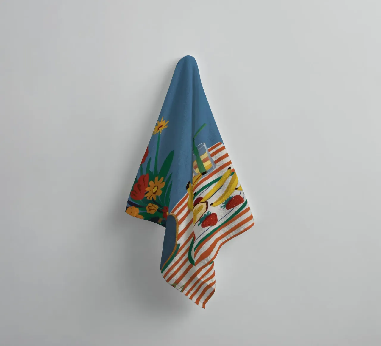 Striped Table Harmony towel by Aurora Muse