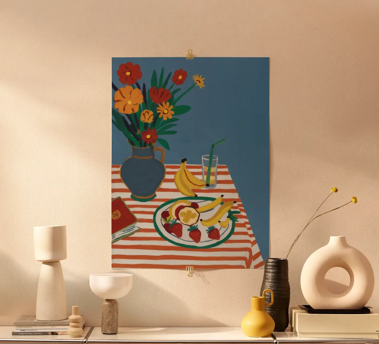Striped Table Harmony hahnemühle by Aurora Muse