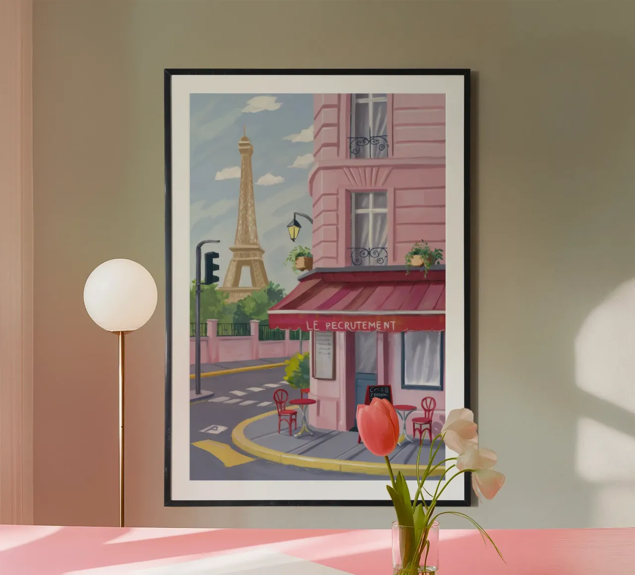 Angolo parigino del romanticismo poster da Aurora Muse