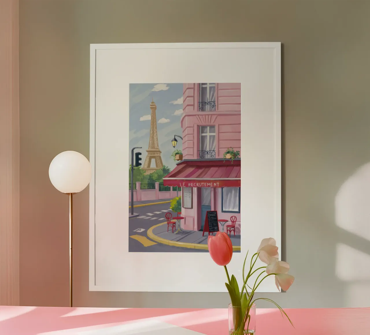 Angolo parigino del romanticismo poster da Aurora Muse