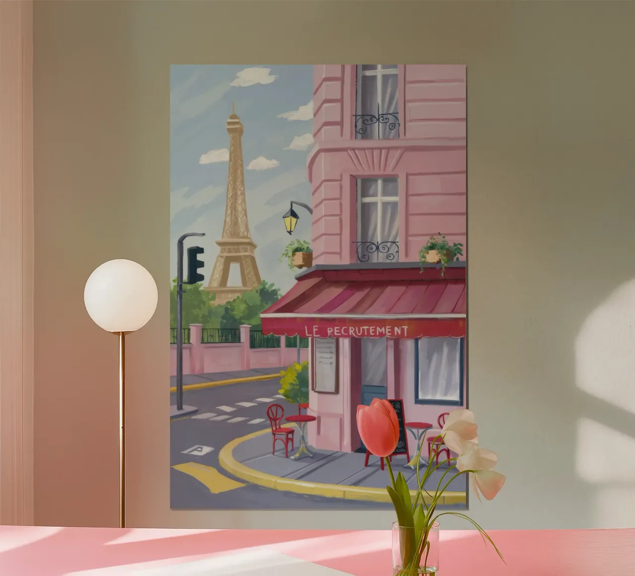 Angolo parigino del romanticismo poster da Aurora Muse