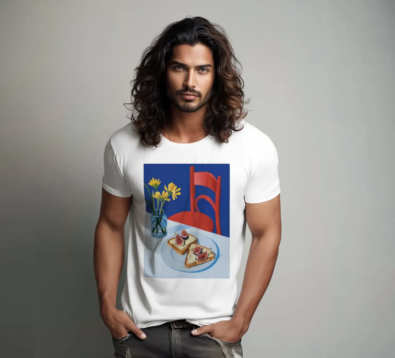 Fiore di fico tostato t-shirt da Aurora Muse