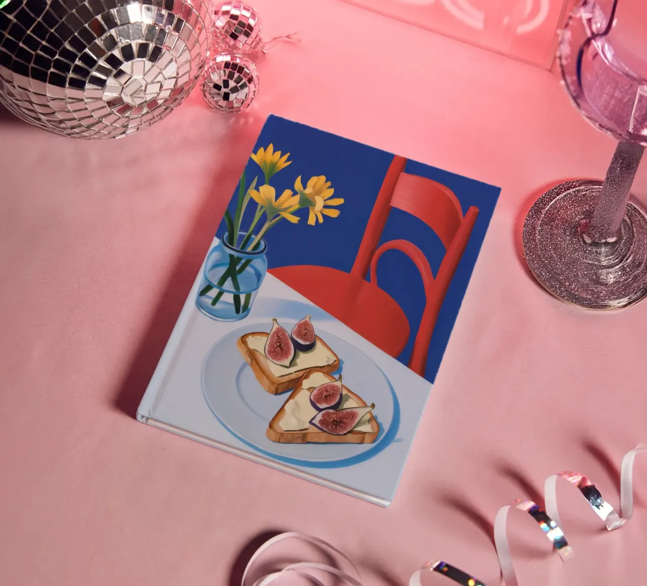 Feigen Toast Blüte Notizbuch von Aurora Muse