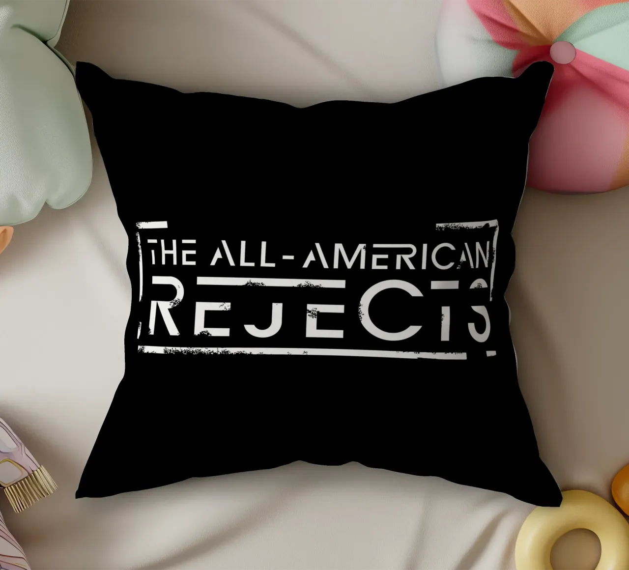 The All-American Rejects decorative cushion by heatherparza