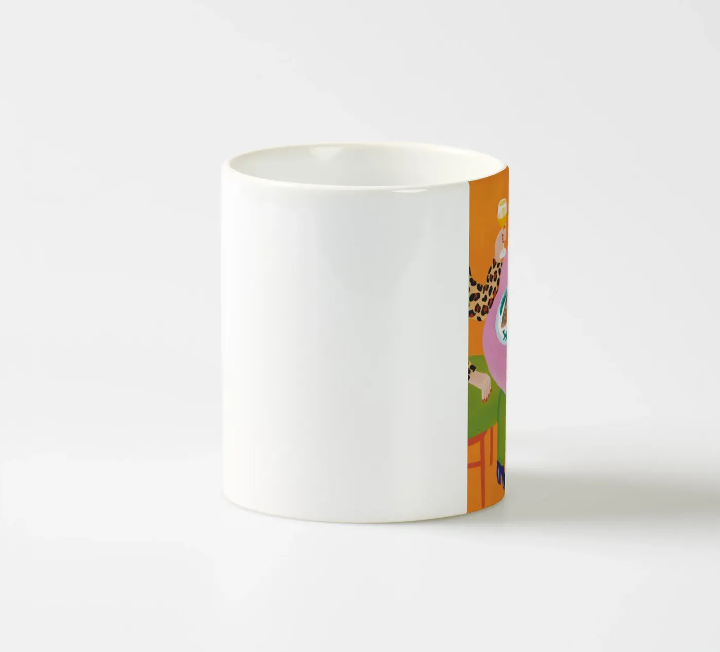 Bold Brunch Elegance ceramic mug by Aurora Muse