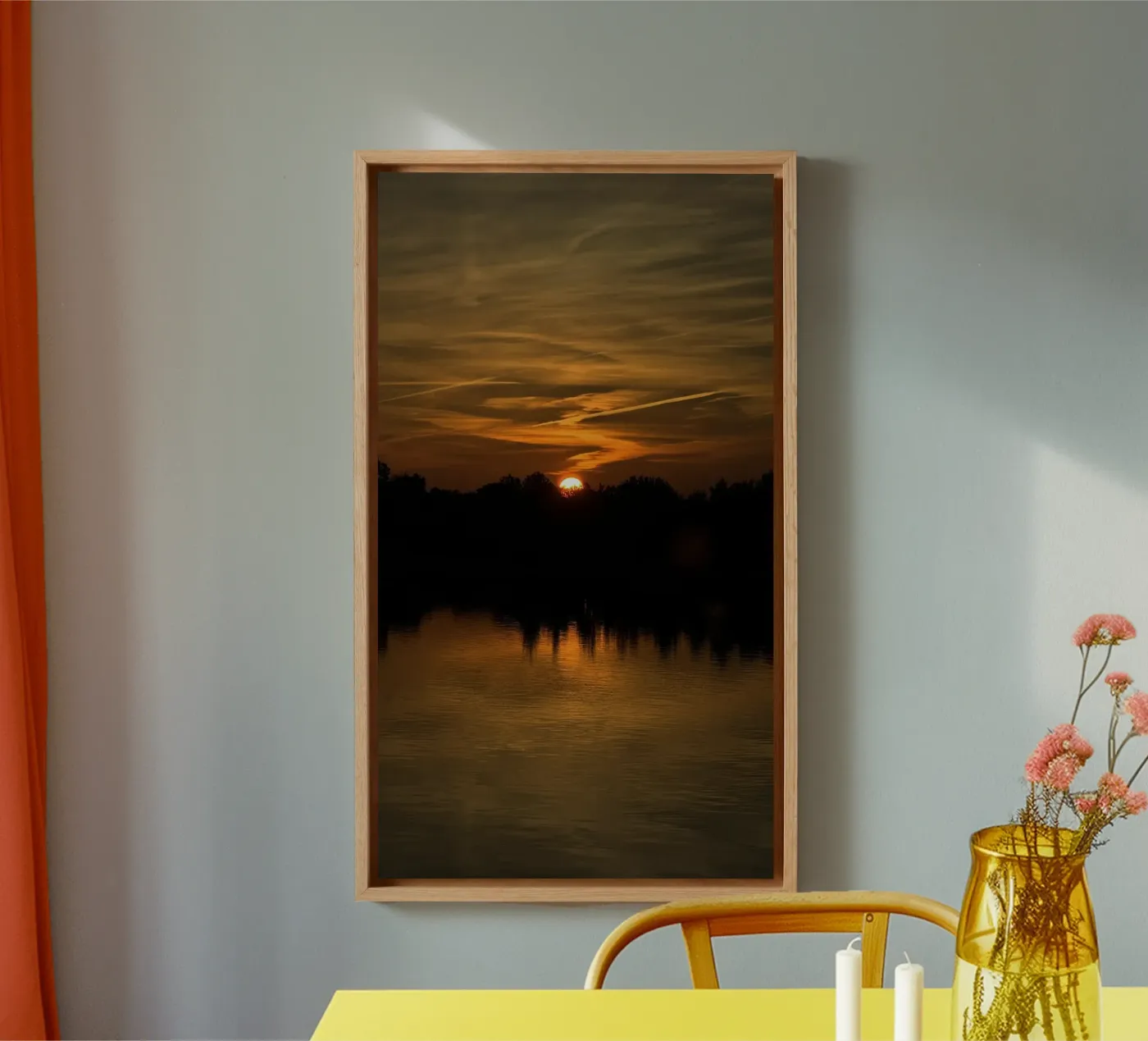 Sunset canvas van RealLifeMoments