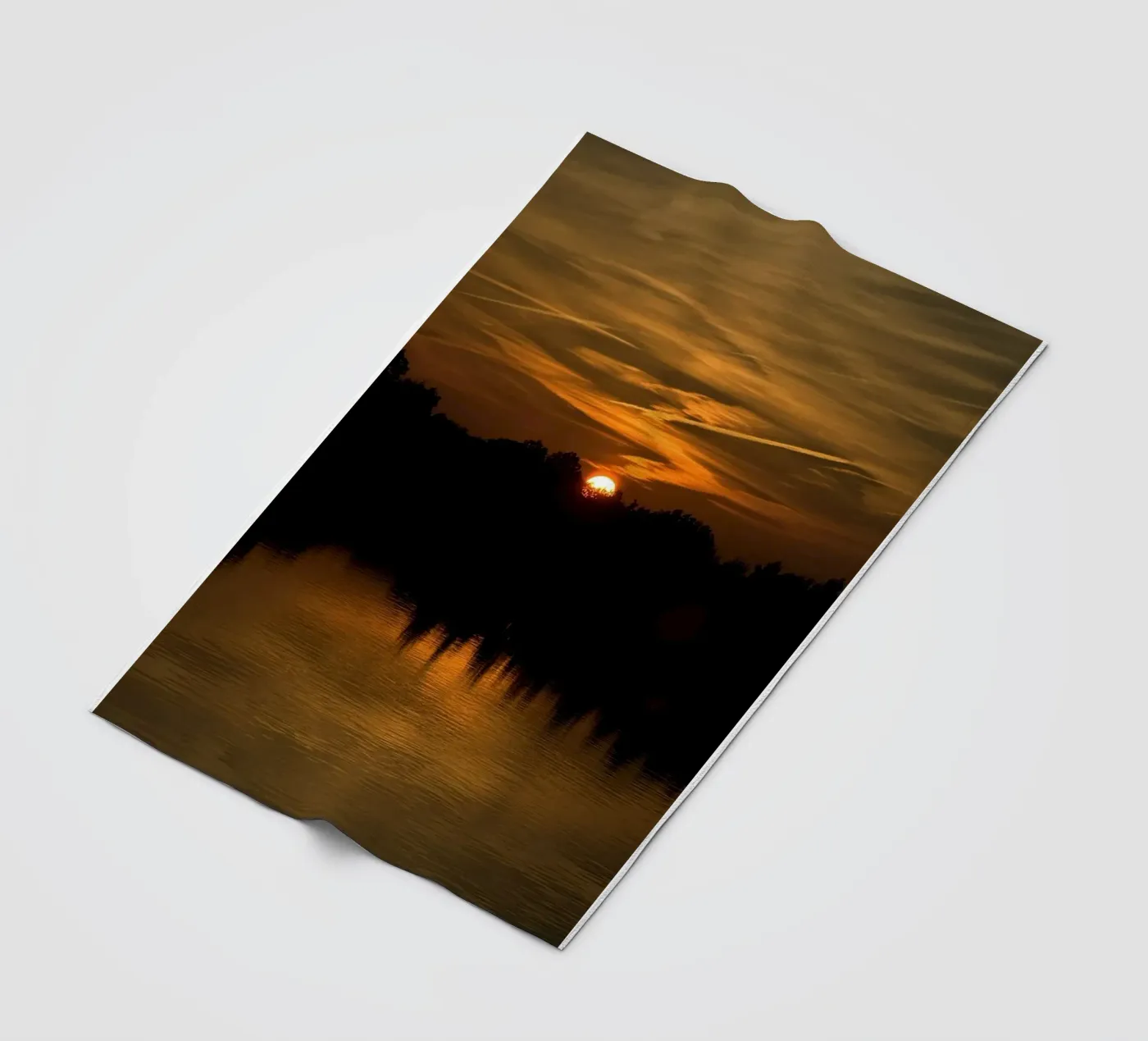 Sonnenuntergang Fleecedecke von RealLifeMoments