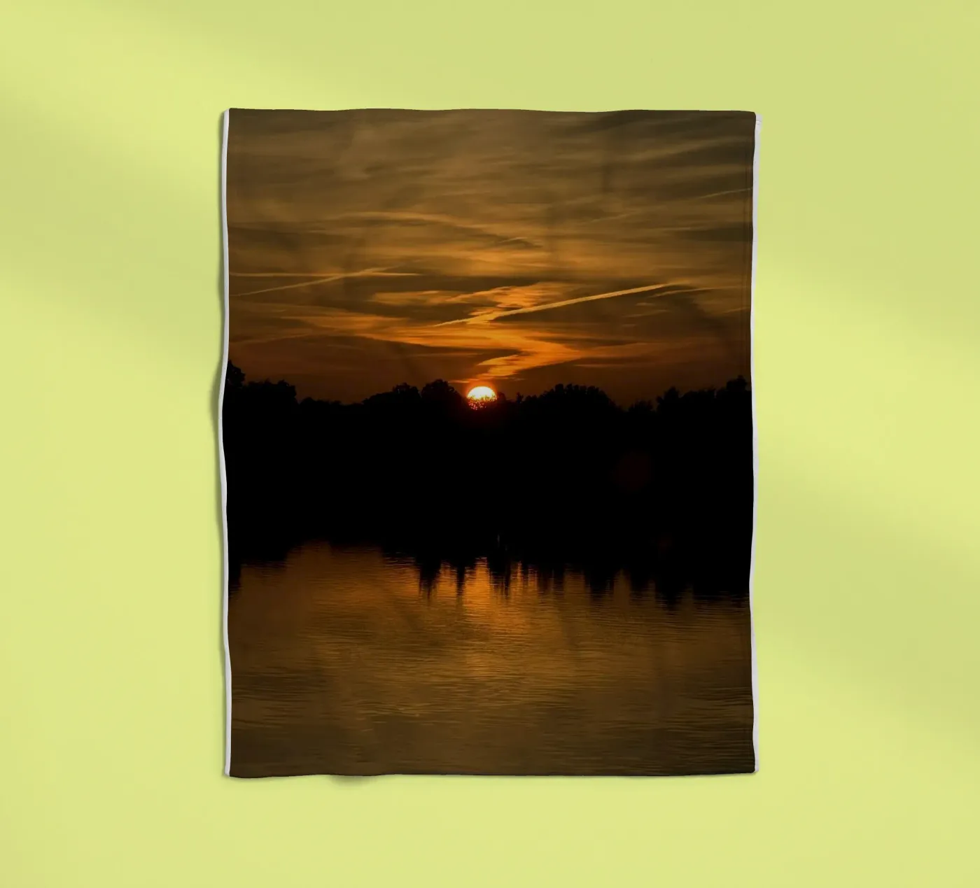 Sonnenuntergang Fleecedecke von RealLifeMoments