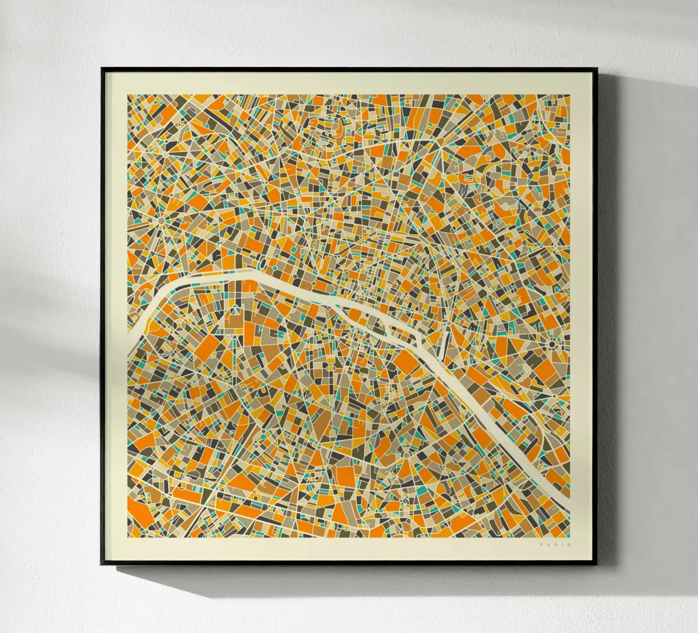 Paris Map plexiglass da Jazzberry Blue