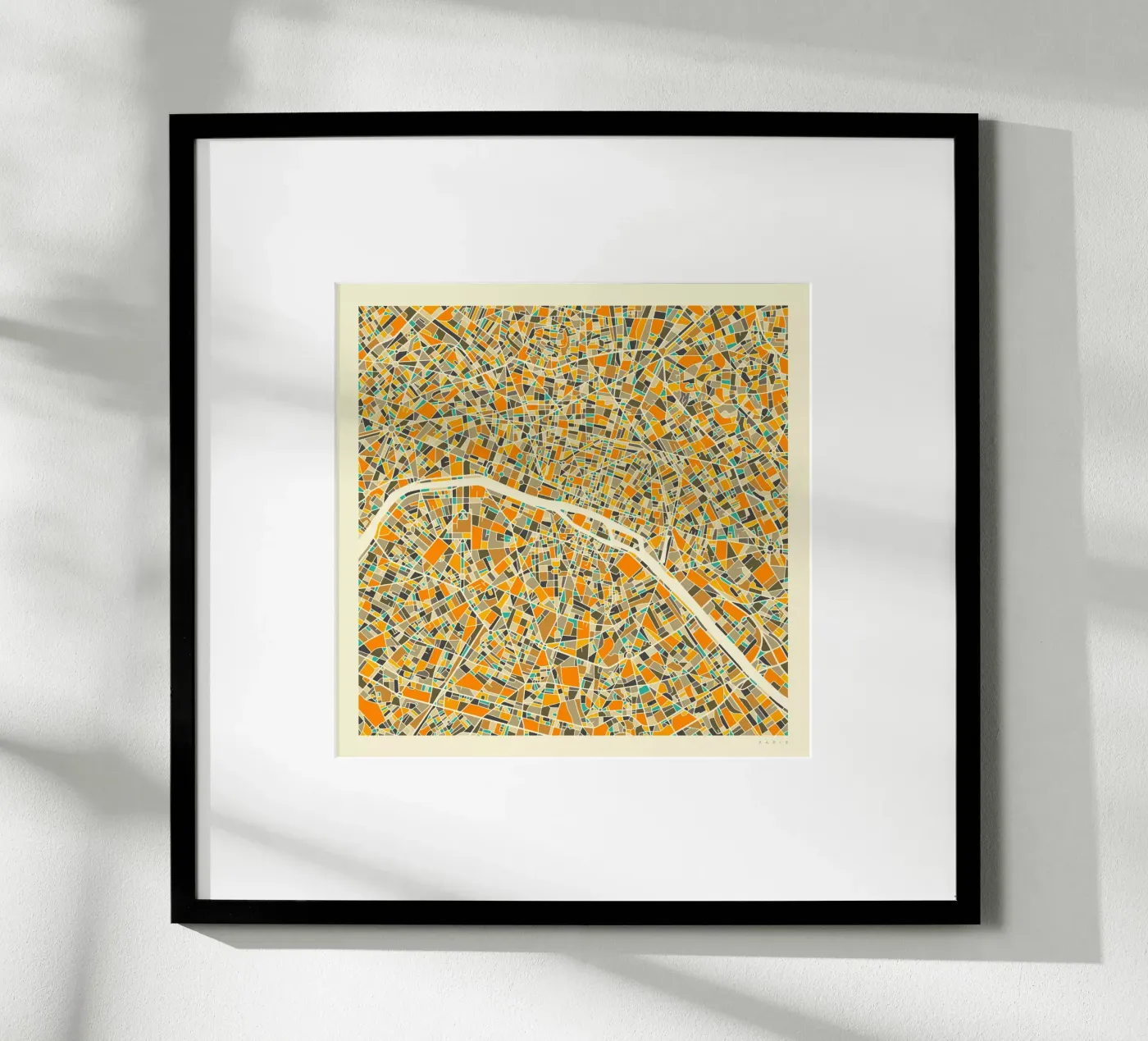 Paris Map poster de Jazzberry Blue