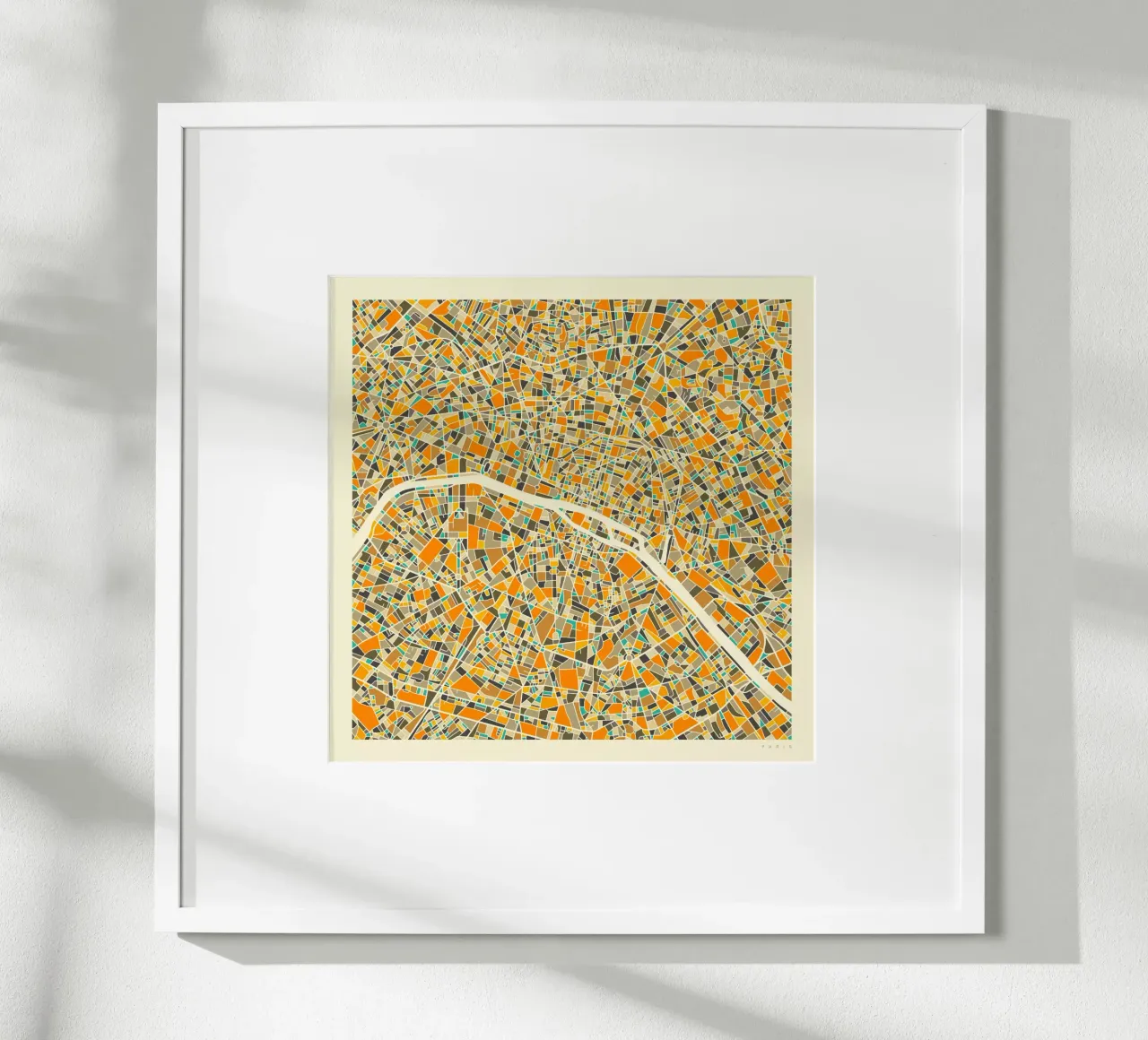 Paris Map poster de Jazzberry Blue