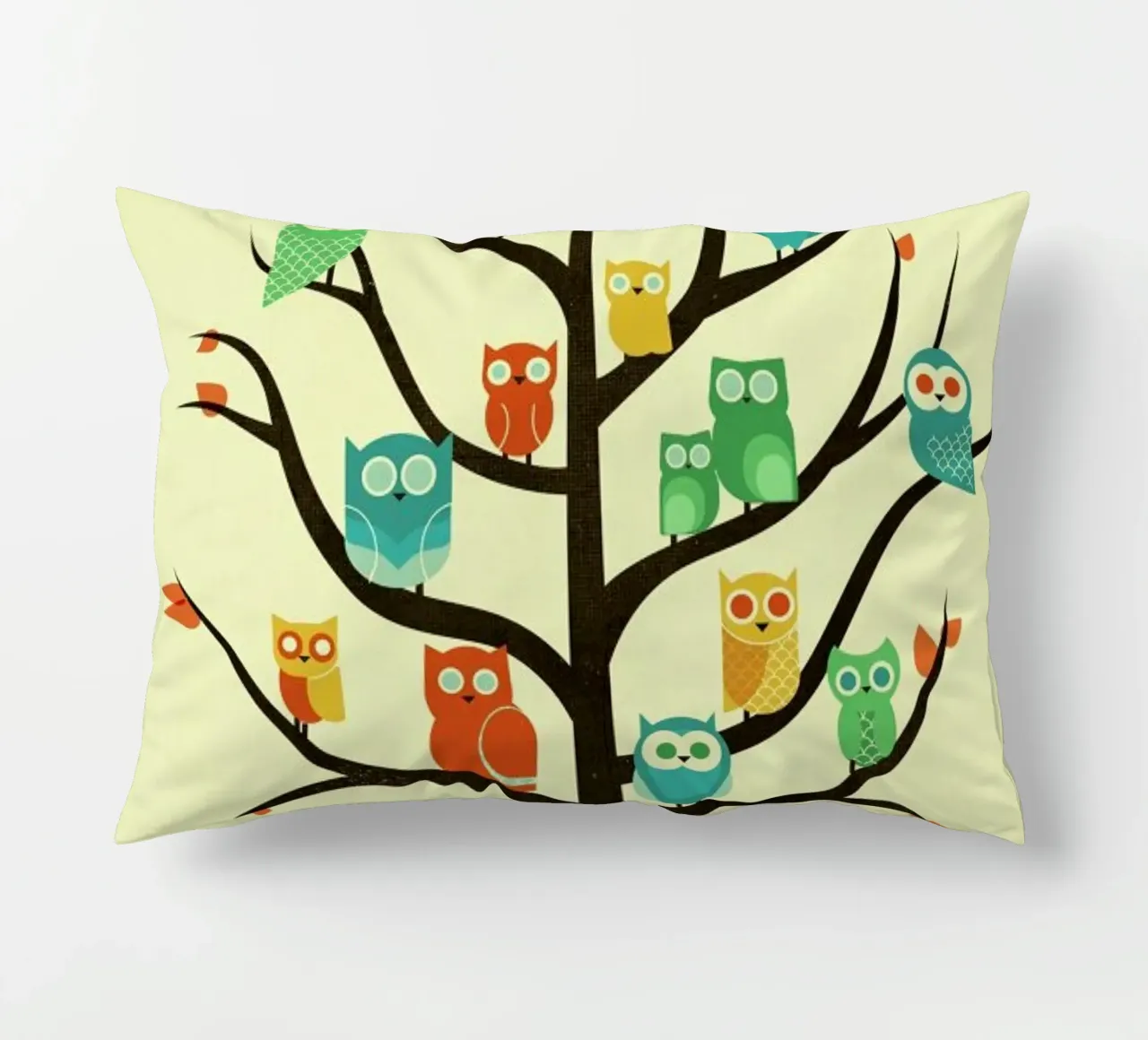 Owl Welcome cuscino da Jay Fleck