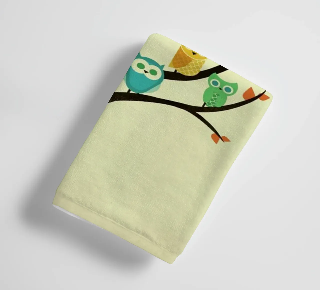 Owl Welcome towel by Jay Fleck
