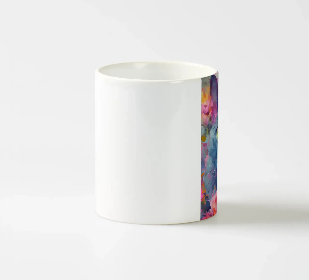 Russisch Blau Katze ceramic mug by WILD ART