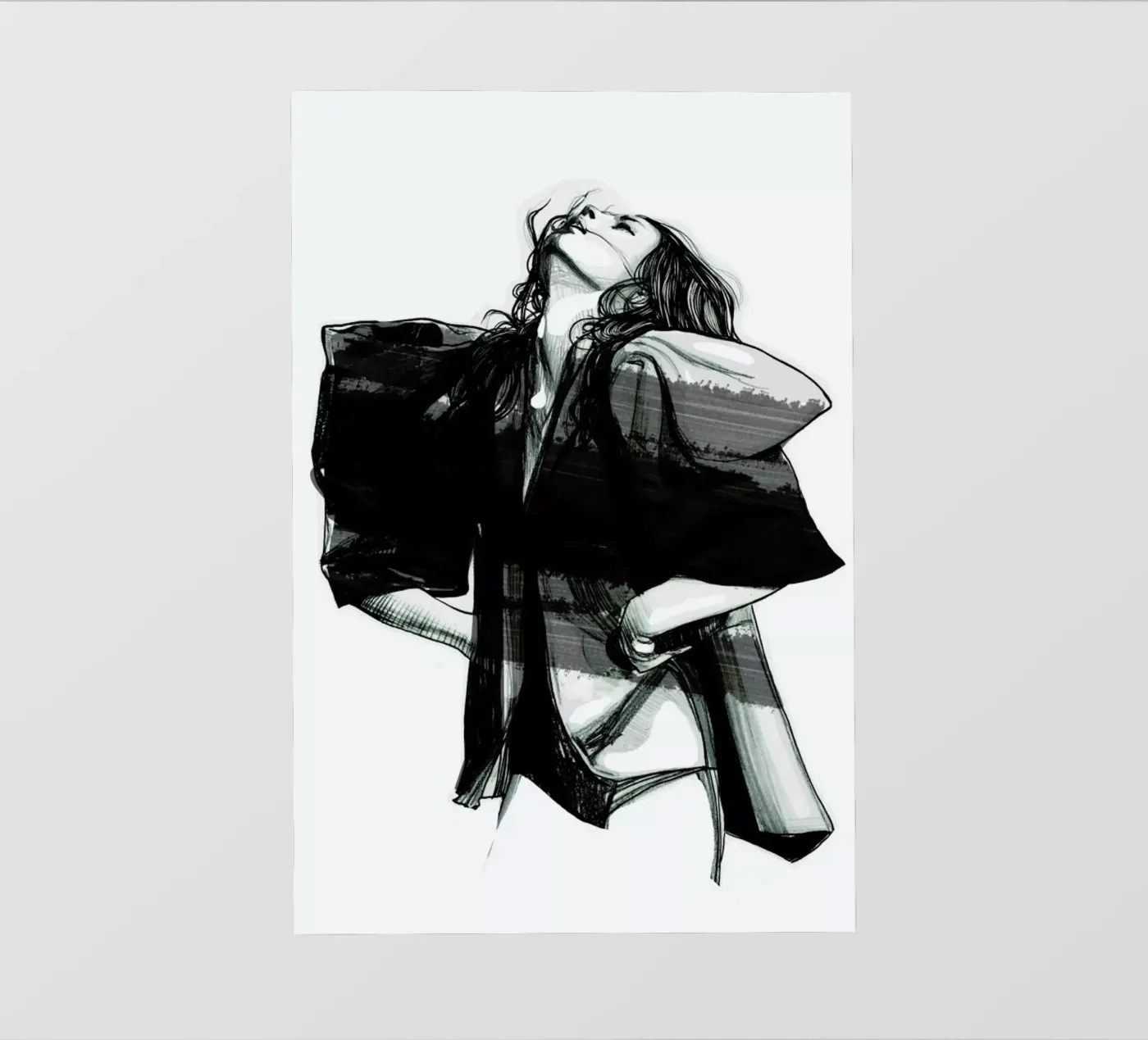 Rain backlit folie van Agnes KR Patience