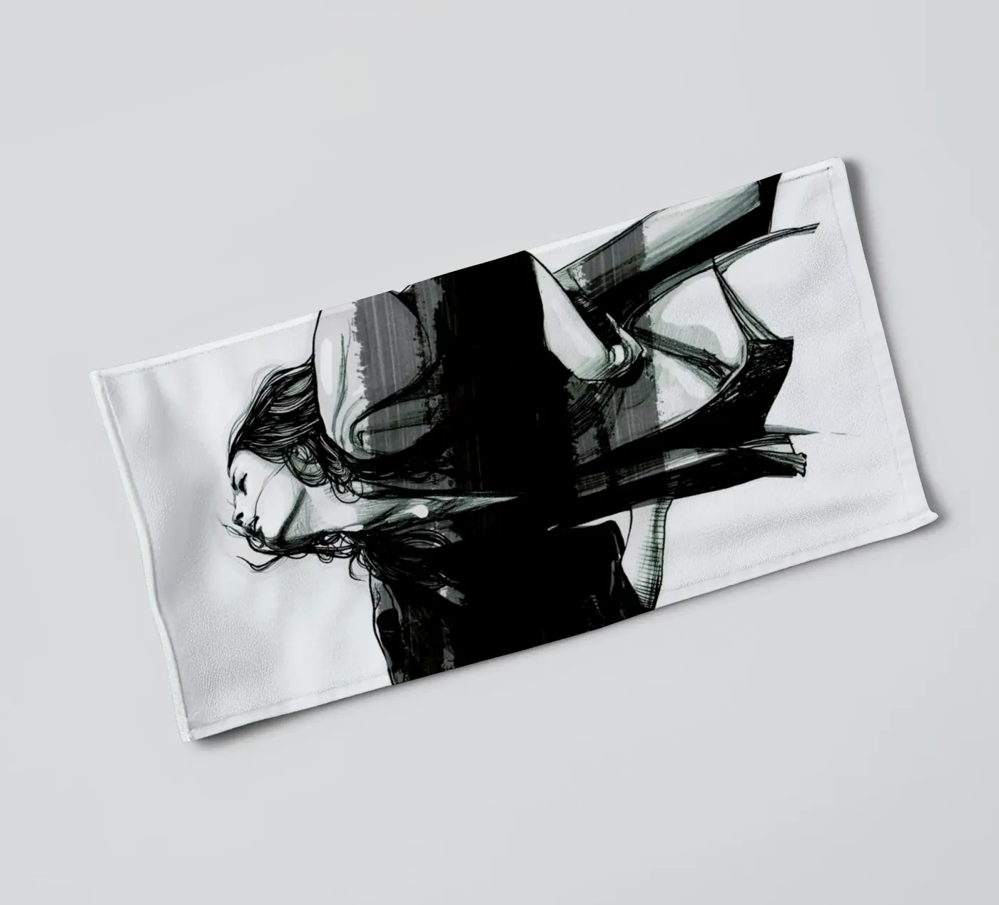 Rain towel by Agnes KR Patience