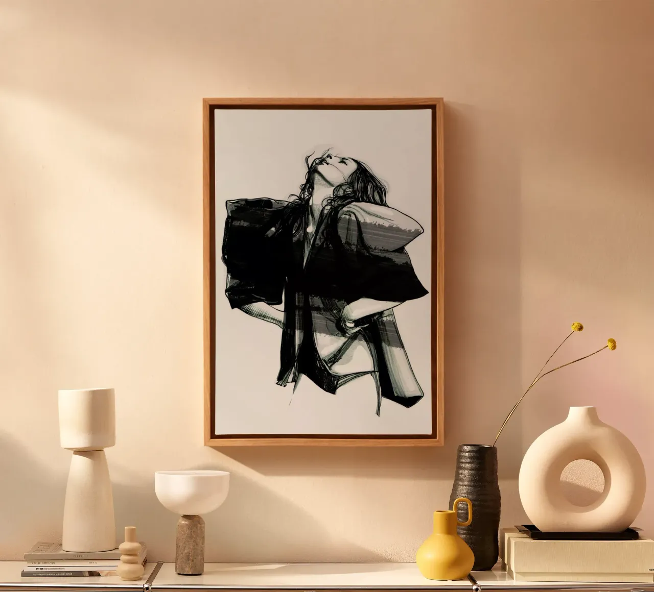 Rain canvas by Agnes KR Patience