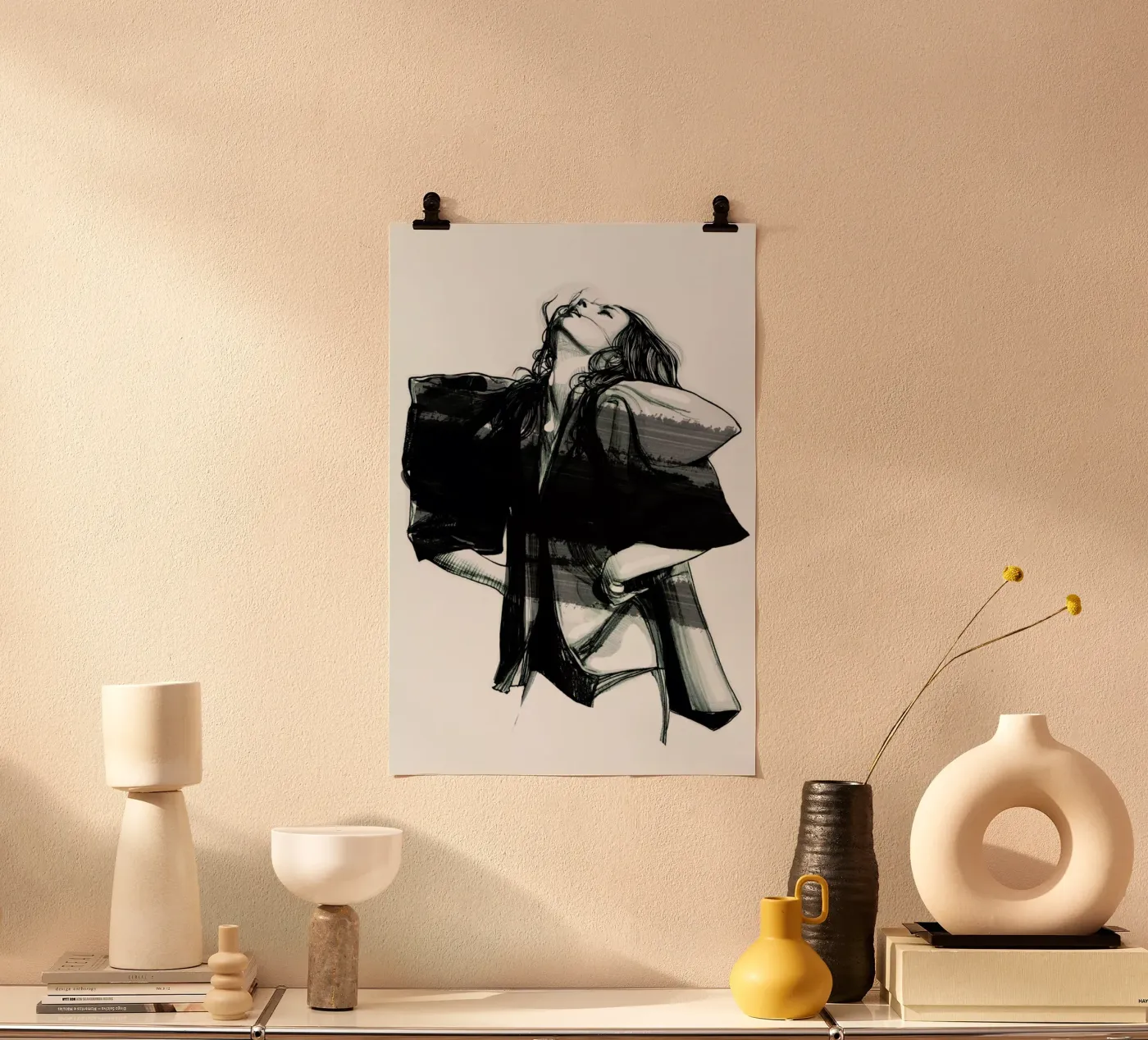 Rain poster van Agnes KR Patience